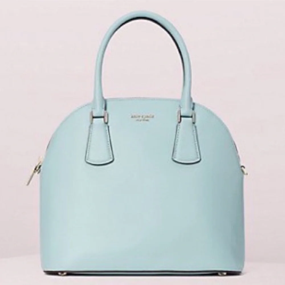 Kate Spade Sylvia Medium Dome Satchel Blue under